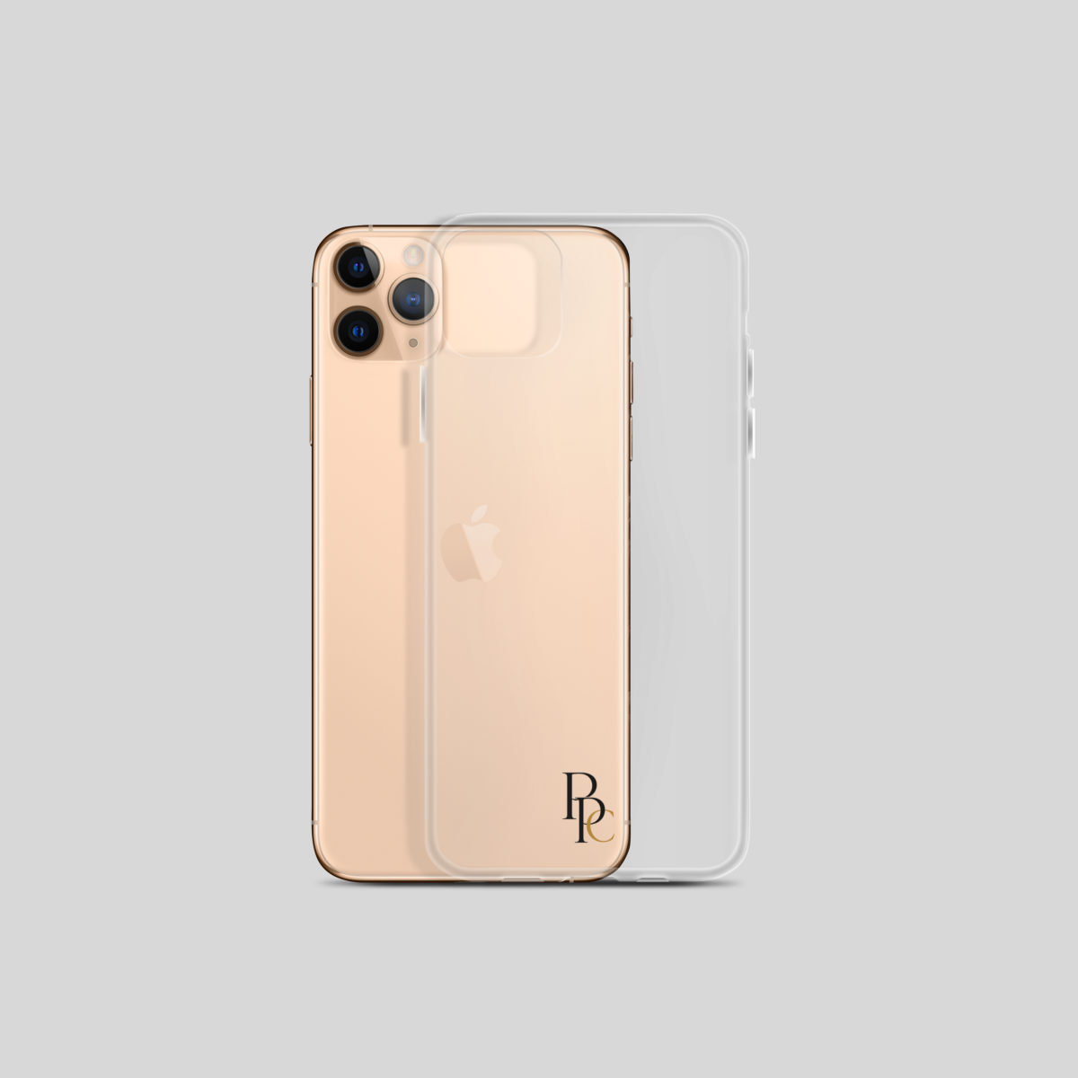 Dos de la coque transparente, bords et découpes visibles